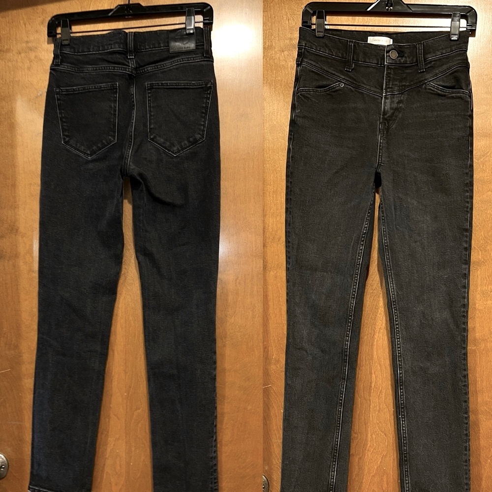 Anine Bing Black Denim Jeans, Size 25